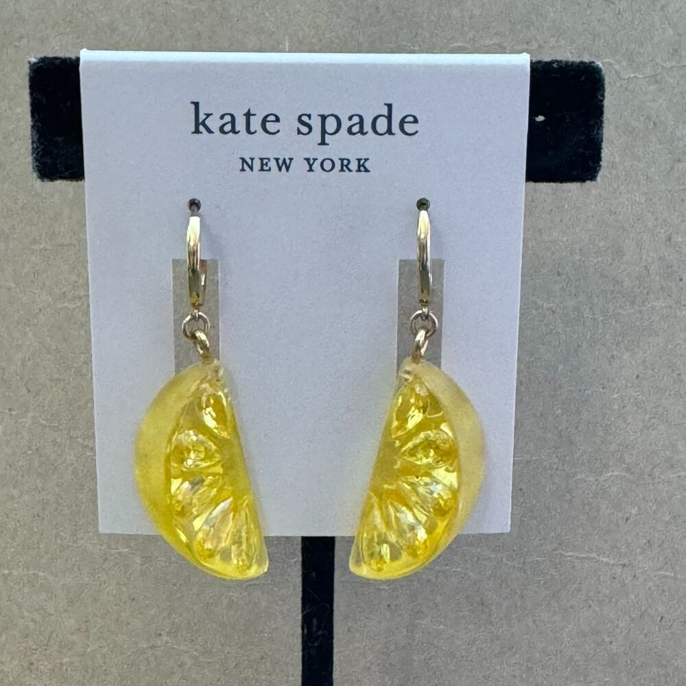Kate Spade Lemon Slices Dangle Earrings